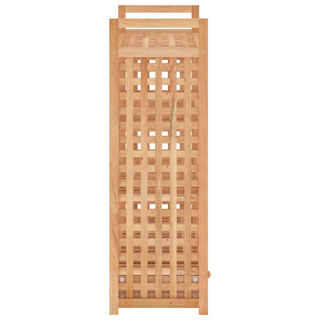 Botník Se Zásuvkou 70 X 27 X 81 Cm Masivní Ořechové Dřevo