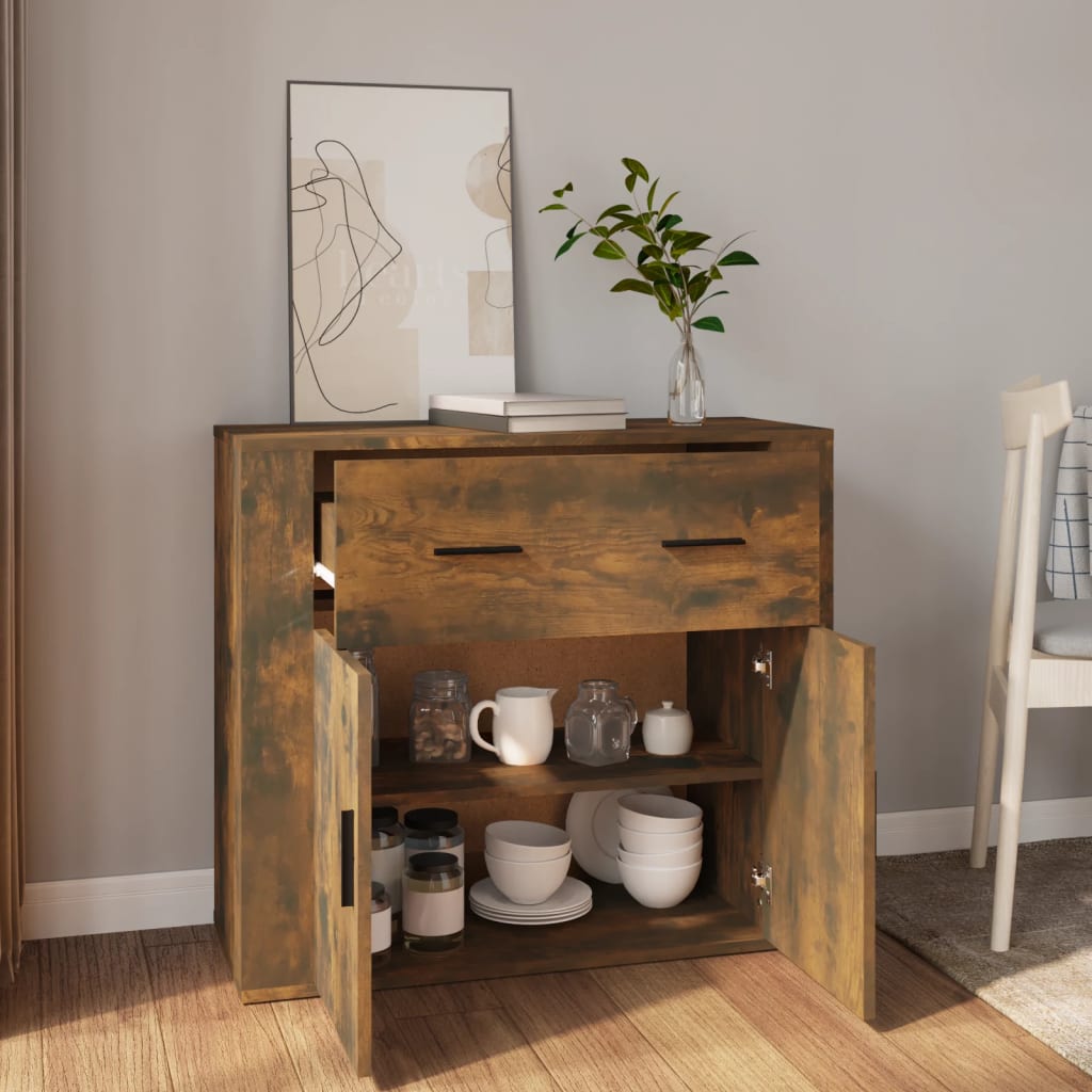 Příborník 80X33X70 Cm Kompozitní Dřevo