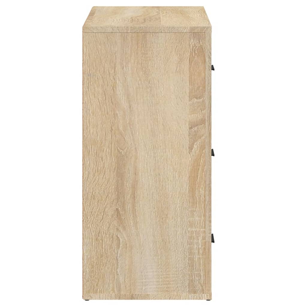 Příborník Dub Sonoma 80X33X70 Cm Kompozitní Dřevo