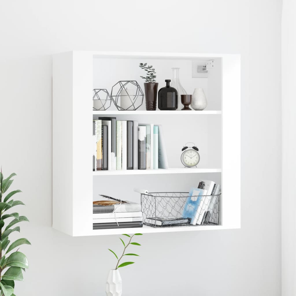 Nástěnná Skříňka Hnědý Dub 80 X 33 X 80 Cm Kompozitní Dřevo