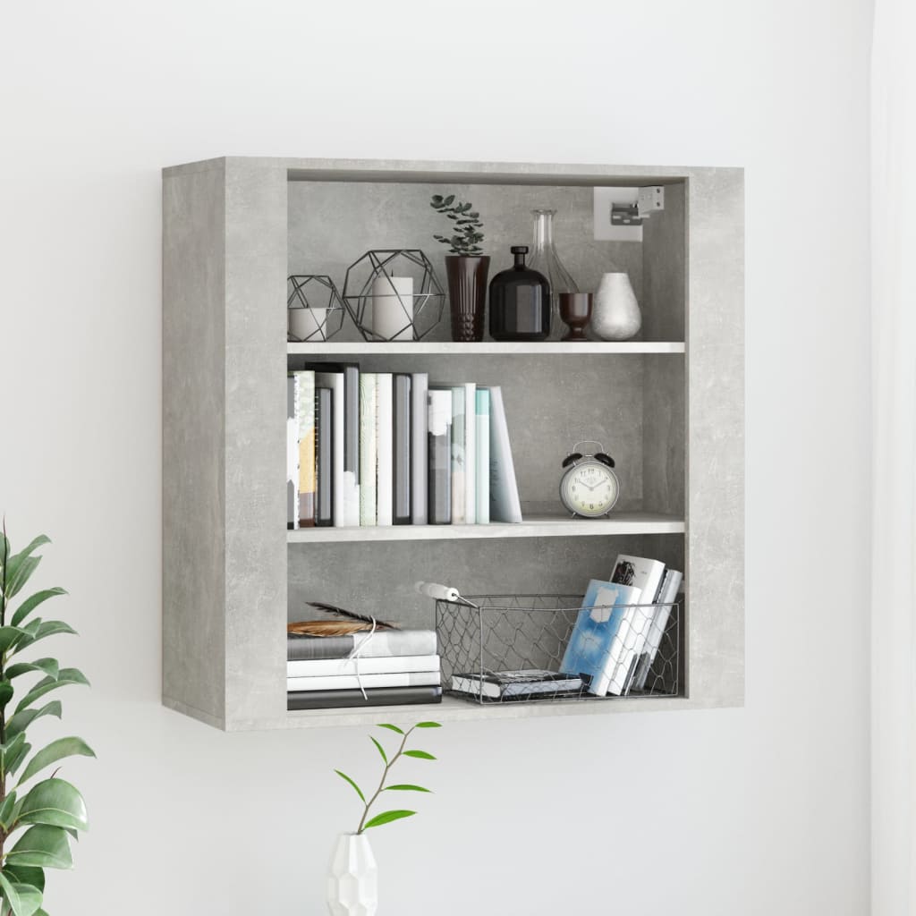 Nástěnná Skříňka Hnědý Dub 80 X 33 X 80 Cm Kompozitní Dřevo