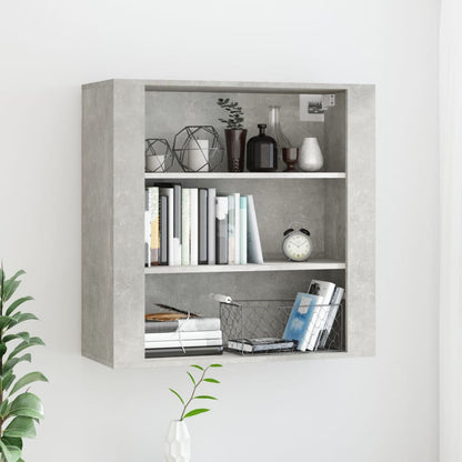 Nástěnná Skříňka Hnědý Dub 80 X 33 X 80 Cm Kompozitní Dřevo