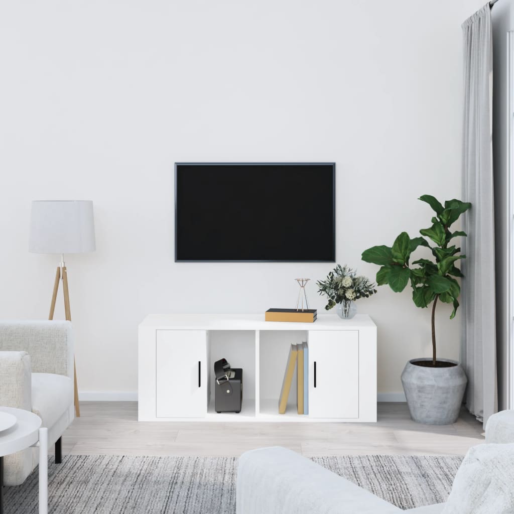 Tv Skříňka 100 X 35 X 40 Cm Kompozitní Dřevo