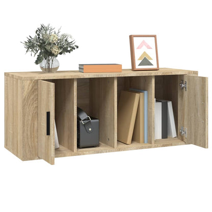 Tv Skříňka 100 X 35 X 40 Cm Kompozitní Dřevo