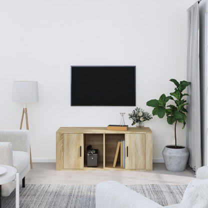 Tv Skříňka 100 X 35 X 40 Cm Kompozitní Dřevo