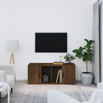 Tv Skříňka 100 X 35 X 40 Cm Kompozitní Dřevo