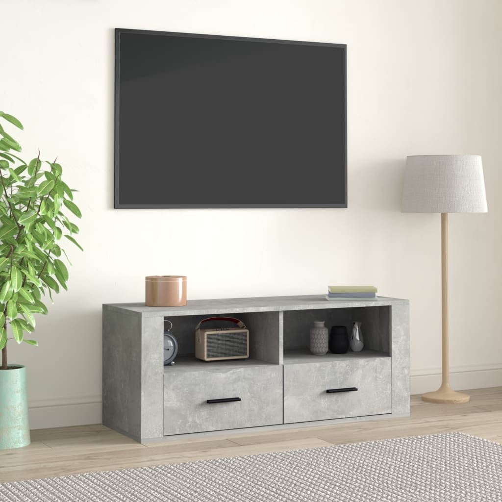 Tv Skříňka 100 X 35 X 40 Cm Kompozitní Dřevo