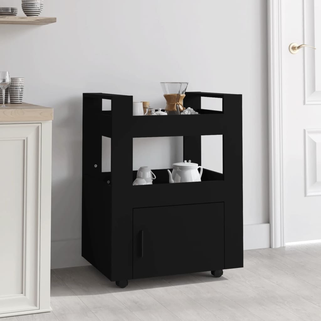 Kuchyňský Vozík 60 X 45 X 80 Cm Kompozitní Dřevo