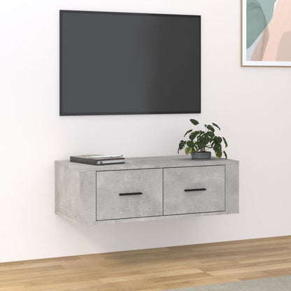 Závěsná Tv Skříňka 80 X 36 X 25 Cm Kompozitní Dřevo