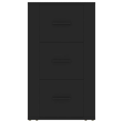 Příborník Černý 40X33X70 Cm Kompozitní Dřevo