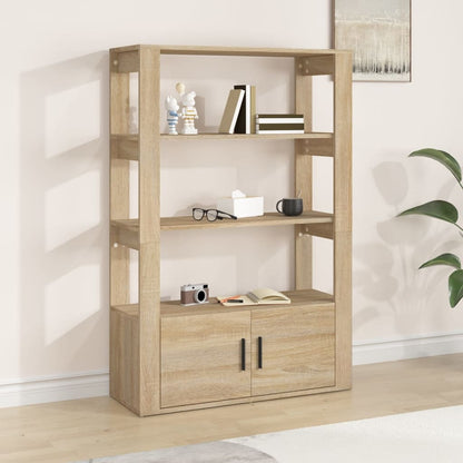Příborník Betonově Šedý 80X30X119,5 Cm Kompozitní Dřevo