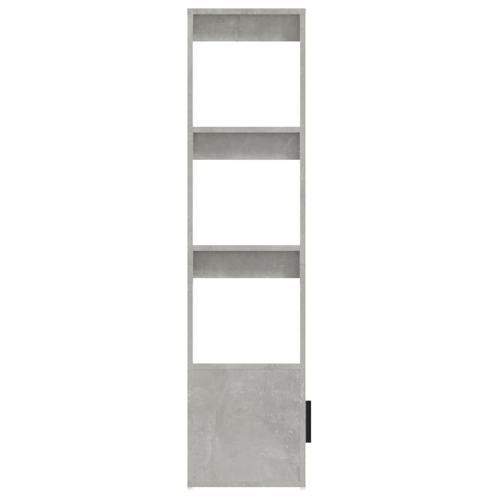 Příborník Betonově Šedý 80X30X119,5 Cm Kompozitní Dřevo