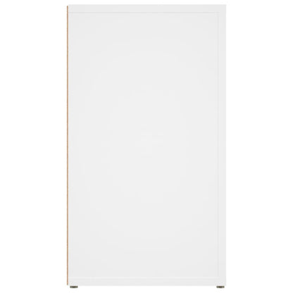 Příborník Bílý 80 X 30 X 54 Cm Kompozitní Dřevo