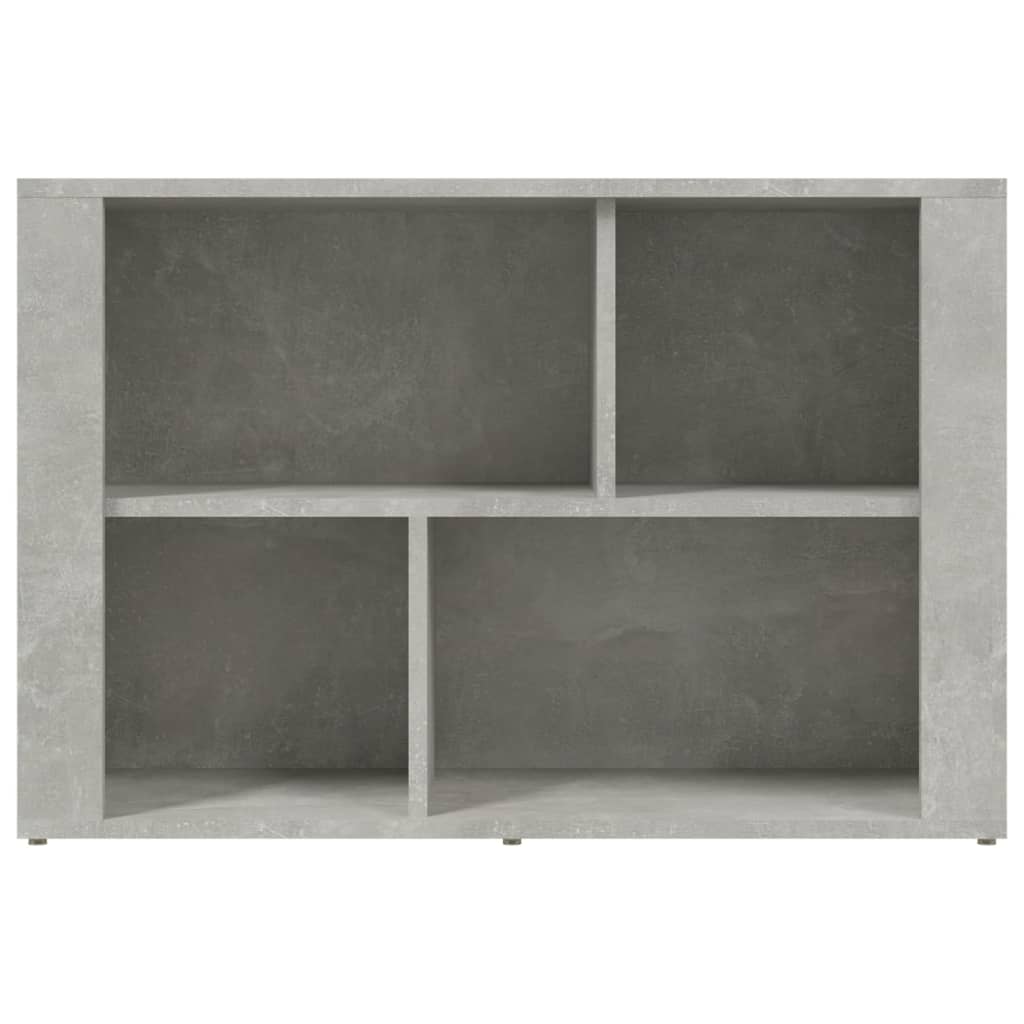 Příborník Betonově Šedý 80X30X54 Cm Kompozitní Dřevo