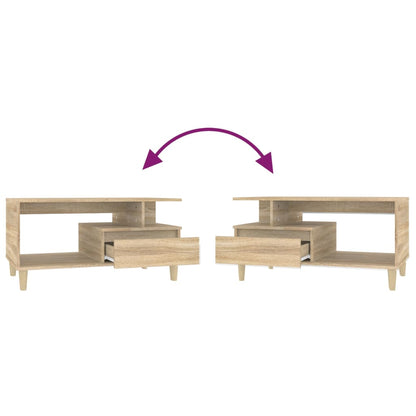 Konferenční Stolek 90X49X45 Cm Kompozitní Dřevo