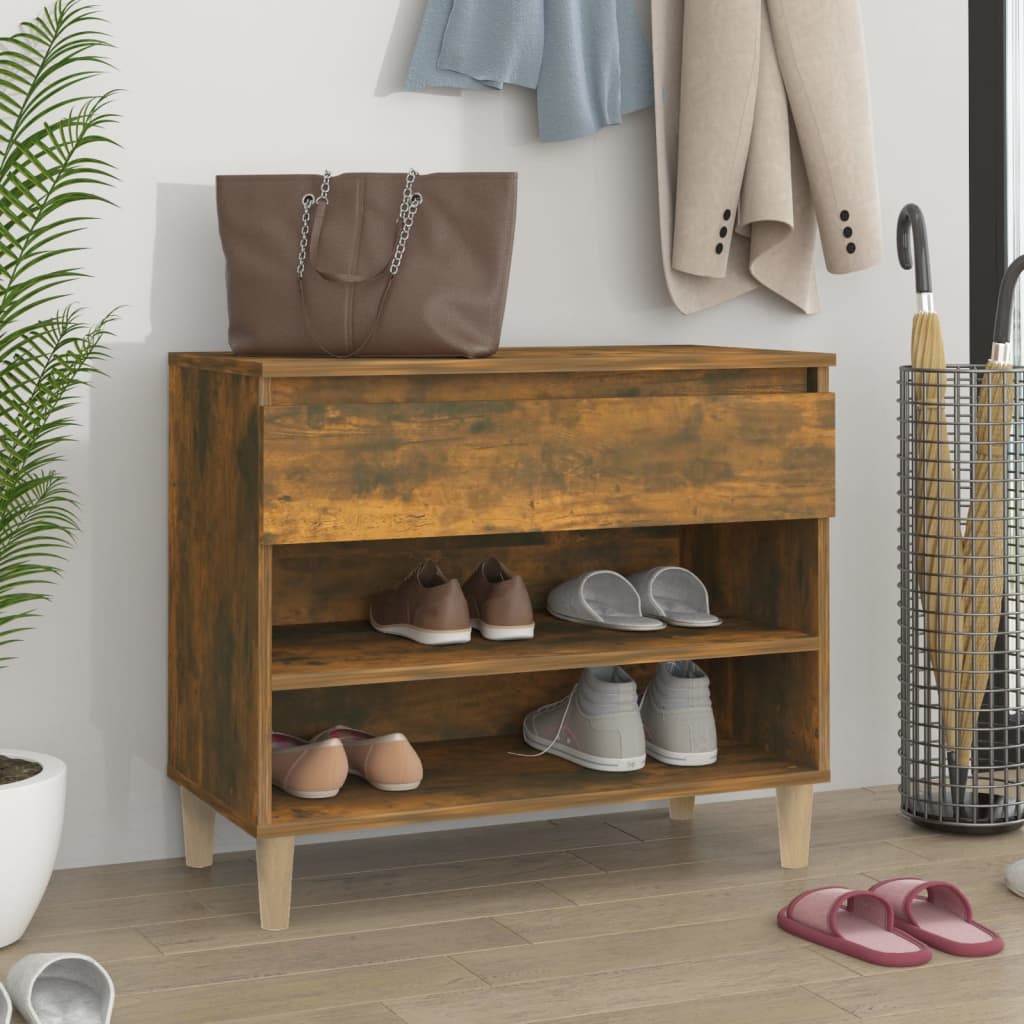 Botník Bílý S Vysokým Leskem 70X36X60 Cm Kompozitní Dřevo