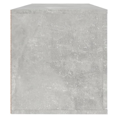 Nástěnný Botník Betonově Šedý 100X35X45 Cm Kompozitní Dřevo