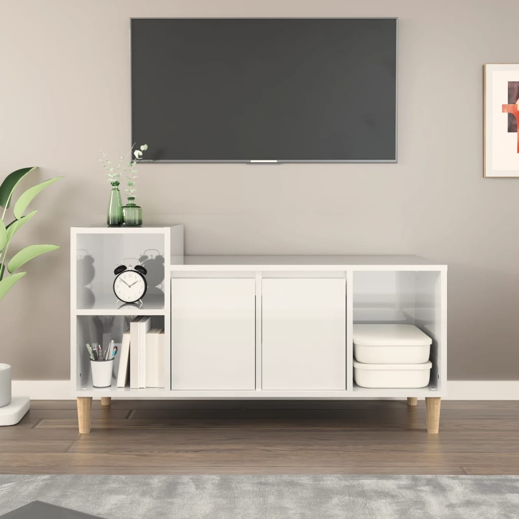 Tv Skříňka 100X35X55 Cm Kompozitní Dřevo