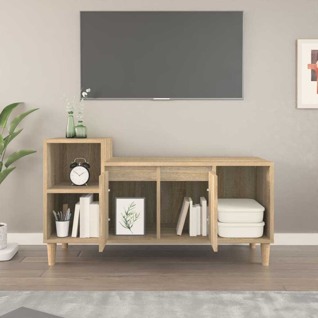 Tv Skříňka 100X35X55 Cm Kompozitní Dřevo