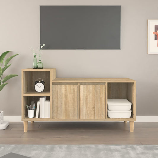 Tv Skříňka 100X35X55 Cm Kompozitní Dřevo