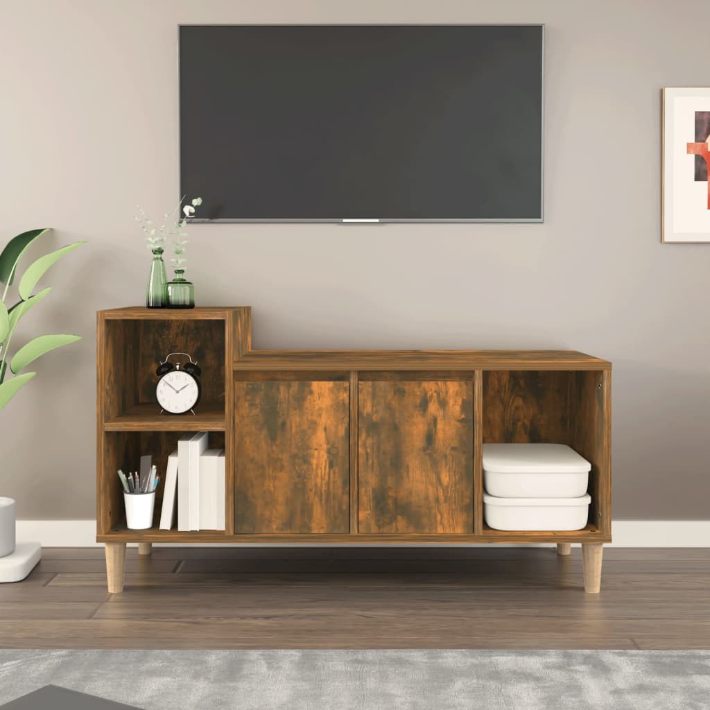 Tv Skříňka 100X35X55 Cm Kompozitní Dřevo