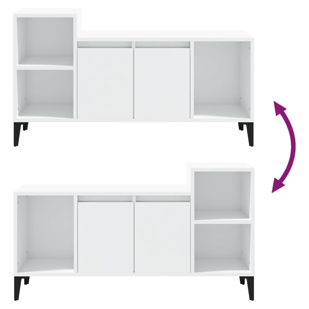 Tv Skříňka 100X35X55 Cm Kompozitní Dřevo