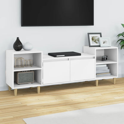 Tv Skříňka Černá 160X35X55 Cm Kompozitní Dřevo