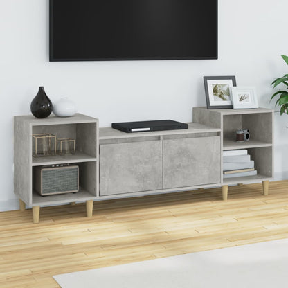 Tv Skříňka Černá 160X35X55 Cm Kompozitní Dřevo