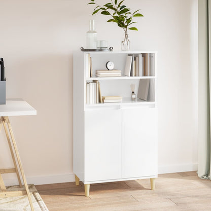 Skříň Highboard 60 X 36 X 110 Cm Kompozitní Dřevo