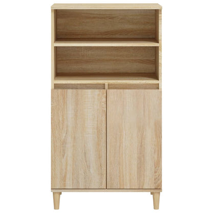 Skříň Highboard Dub Sonoma 60 X 36 X 110 Cm Kompozitní Dřevo