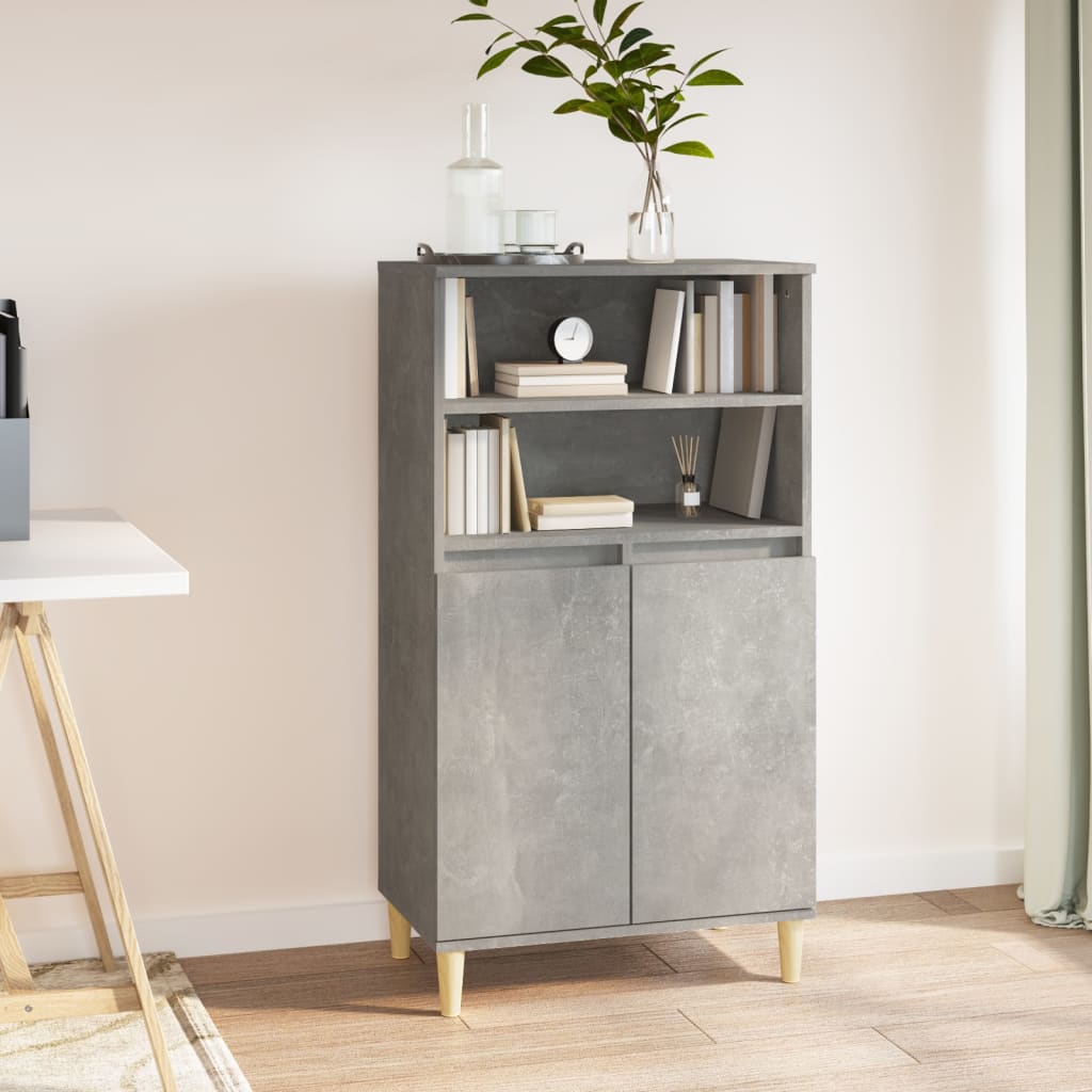 Skříň Highboard 60 X 36 X 110 Cm Kompozitní Dřevo