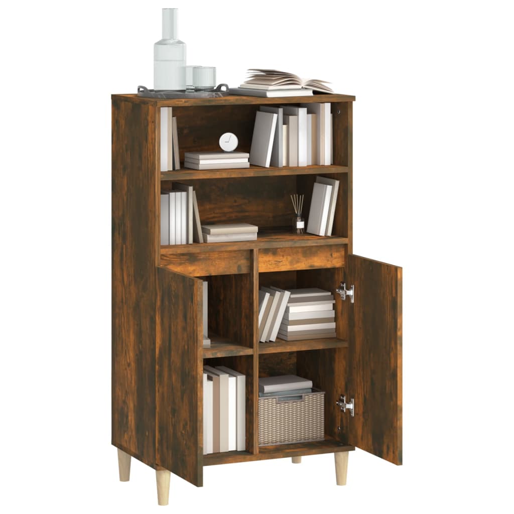 Skříň Highboard 60 X 36 X 110 Cm Kompozitní Dřevo