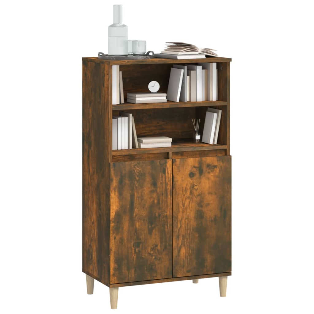 Skříň Highboard 60 X 36 X 110 Cm Kompozitní Dřevo