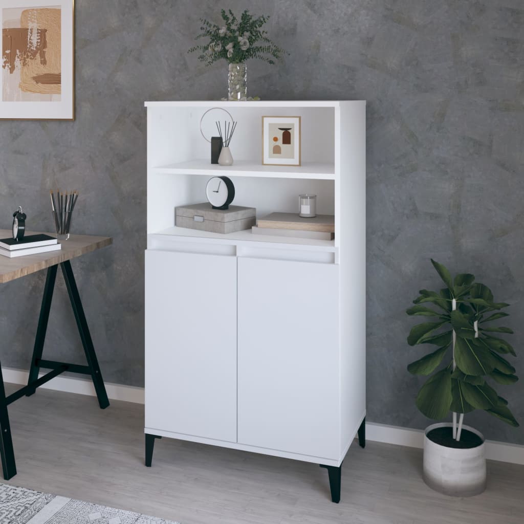 Skříň Highboard 60 X 36 X 110 Cm Kompozitní Dřevo
