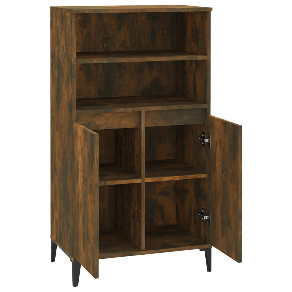 Skříň Highboard 60 X 36 X 110 Cm Kompozitní Dřevo