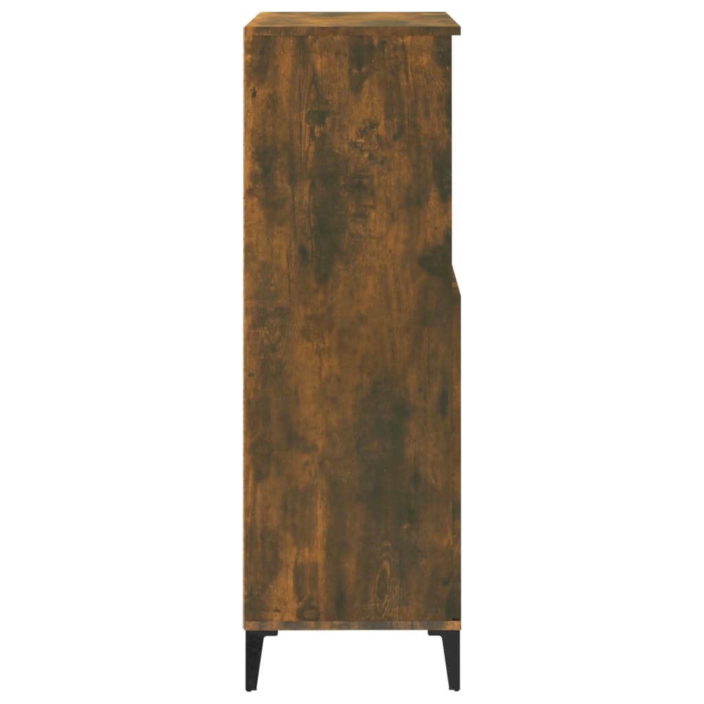 Skříň Highboard 60 X 36 X 110 Cm Kompozitní Dřevo