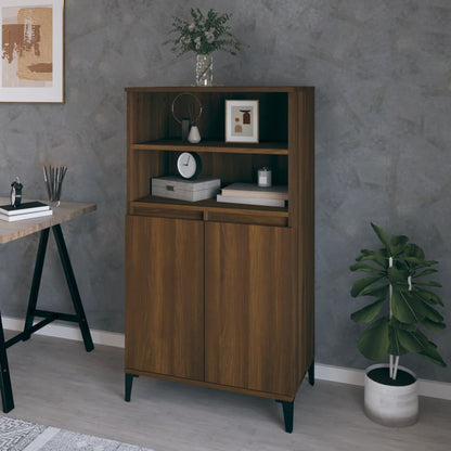 Skříň Highboard 60 X 36 X 110 Cm Kompozitní Dřevo