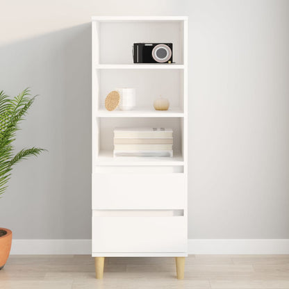 Skříň Highboard Betonově Šedá 40 X 36 X 110 Cm Kompozitní Dřevo