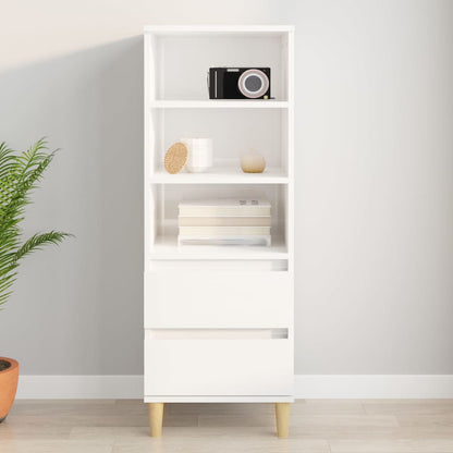 Skříň Highboard Betonově Šedá 40 X 36 X 110 Cm Kompozitní Dřevo