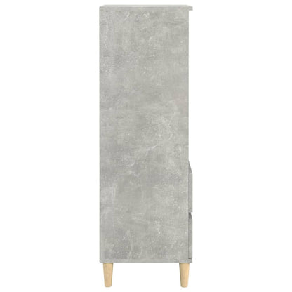 Skříň Highboard Betonově Šedá 40 X 36 X 110 Cm Kompozitní Dřevo