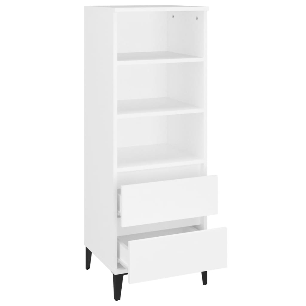 Skříň Highboard 40 X 36 X 110 Cm Kompozitní Dřevo