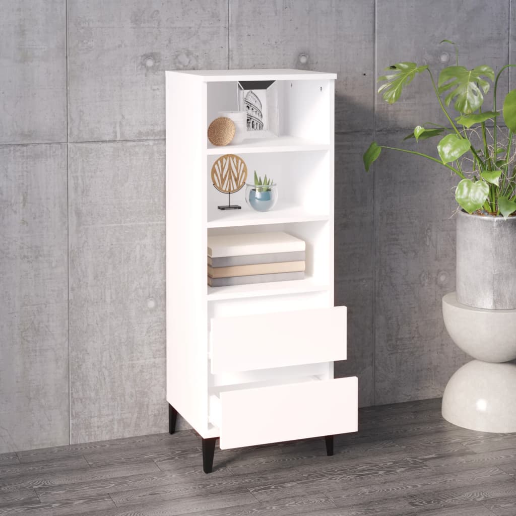 Skříň Highboard 40 X 36 X 110 Cm Kompozitní Dřevo