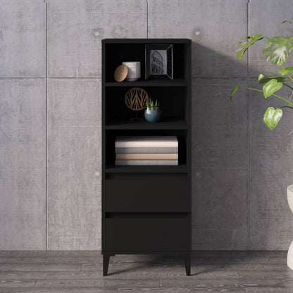 Skříň Highboard 40 X 36 X 110 Cm Kompozitní Dřevo