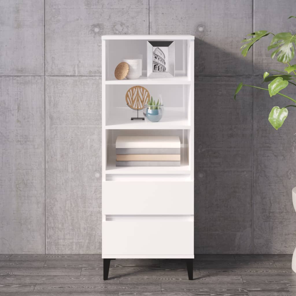 Skříň Highboard 40 X 36 X 110 Cm Kompozitní Dřevo