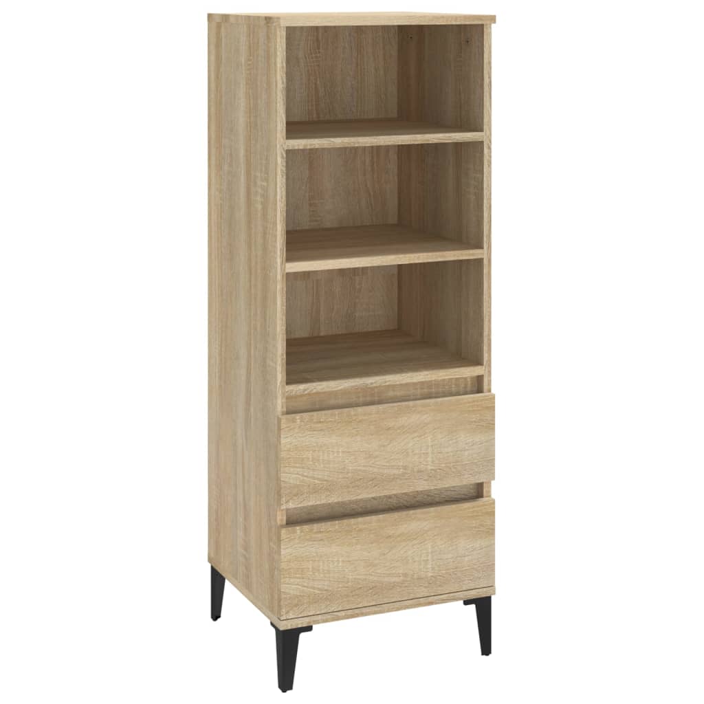 Skříň Highboard Dub Sonoma 40 X 36 X 110 Cm Kompozitní Dřevo