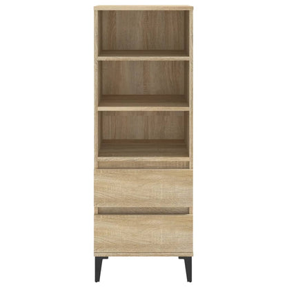 Skříň Highboard Dub Sonoma 40 X 36 X 110 Cm Kompozitní Dřevo
