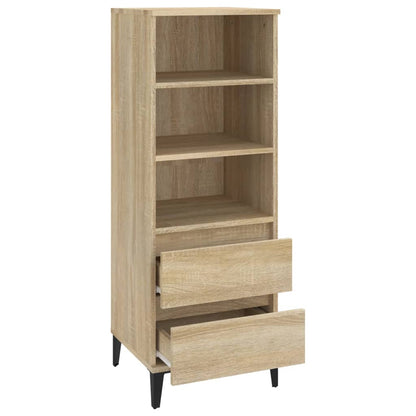 Skříň Highboard Dub Sonoma 40 X 36 X 110 Cm Kompozitní Dřevo