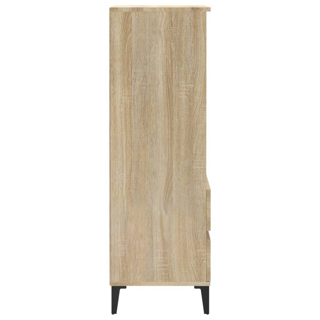 Skříň Highboard Dub Sonoma 40 X 36 X 110 Cm Kompozitní Dřevo