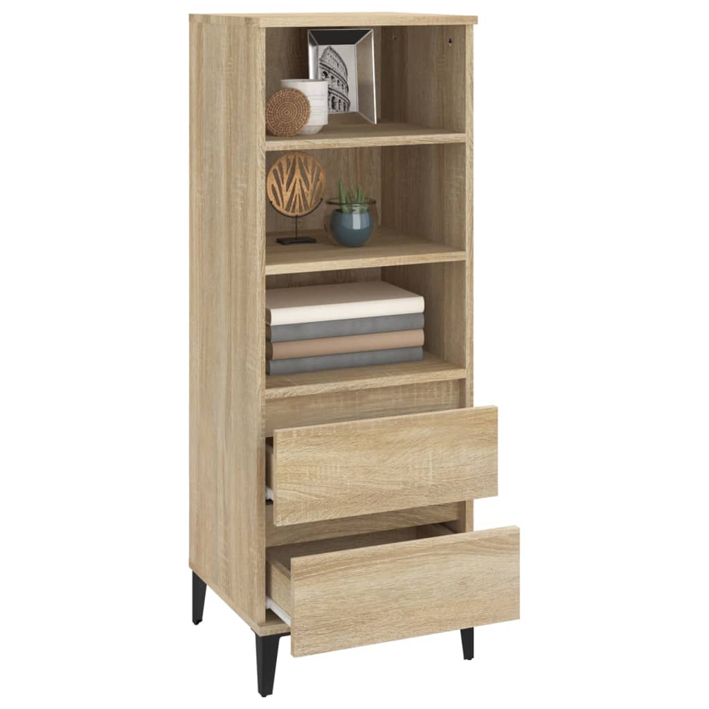 Skříň Highboard Dub Sonoma 40 X 36 X 110 Cm Kompozitní Dřevo