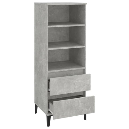 Skříň Highboard Betonově Šedá 40 X 36 X 110 Cm Kompozitní Dřevo